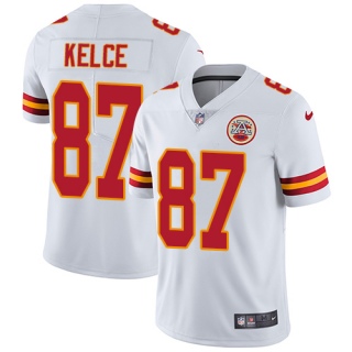 Youth Kansas City Chiefs #87 Travis Kelce White Vapor Untouchable Limited Stitched NFL Jersey